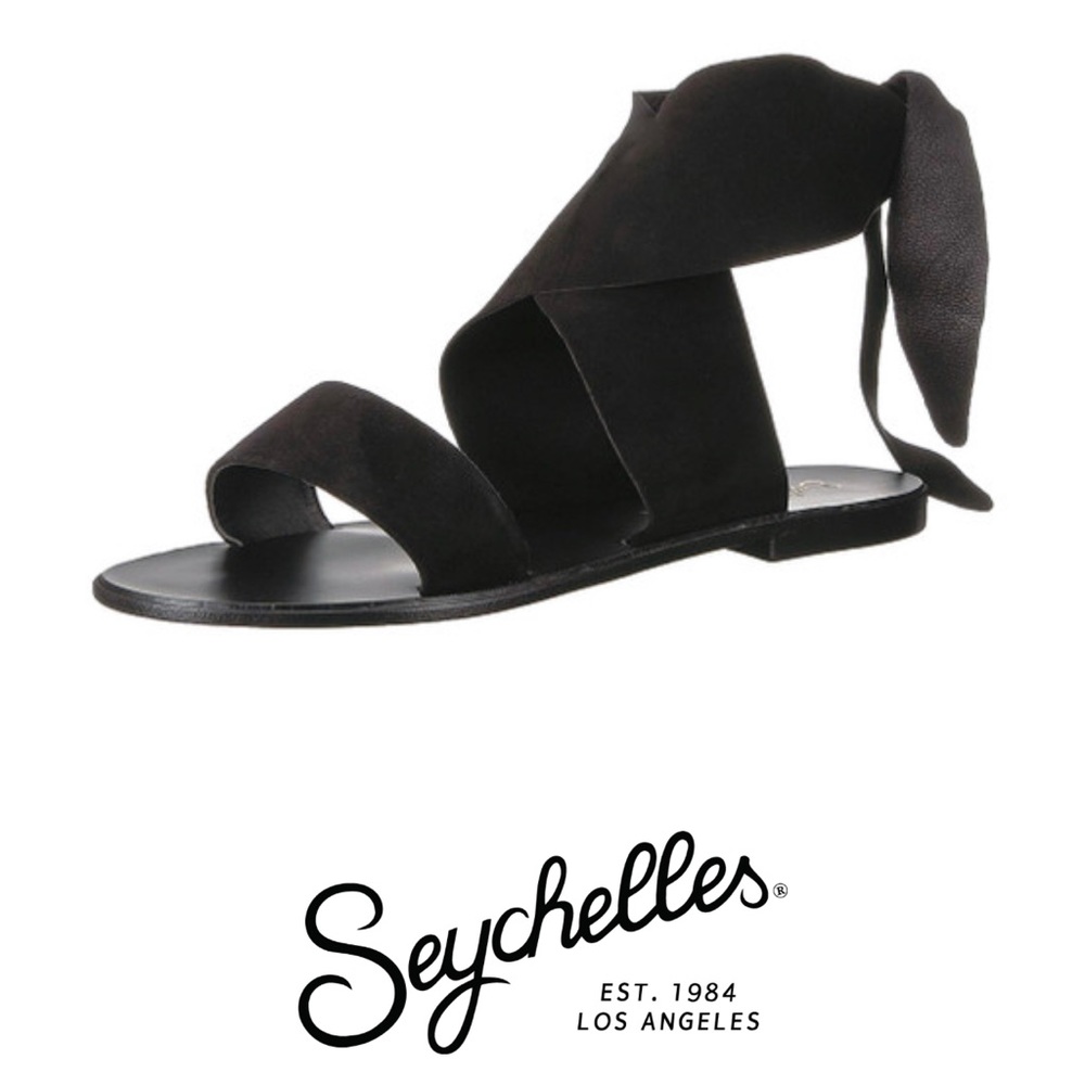 Seychelles Cruisin Black Suede Sandal